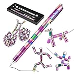 CNMTCCO Magnetic Fidget Pen with Balls Magnetic Pen for Decompression Ballpoint Magnet Pen Finger Toy Gift DIY Metal for Ages Teenage Boys Girls 8-15 to Relieve Stress and Anxiety