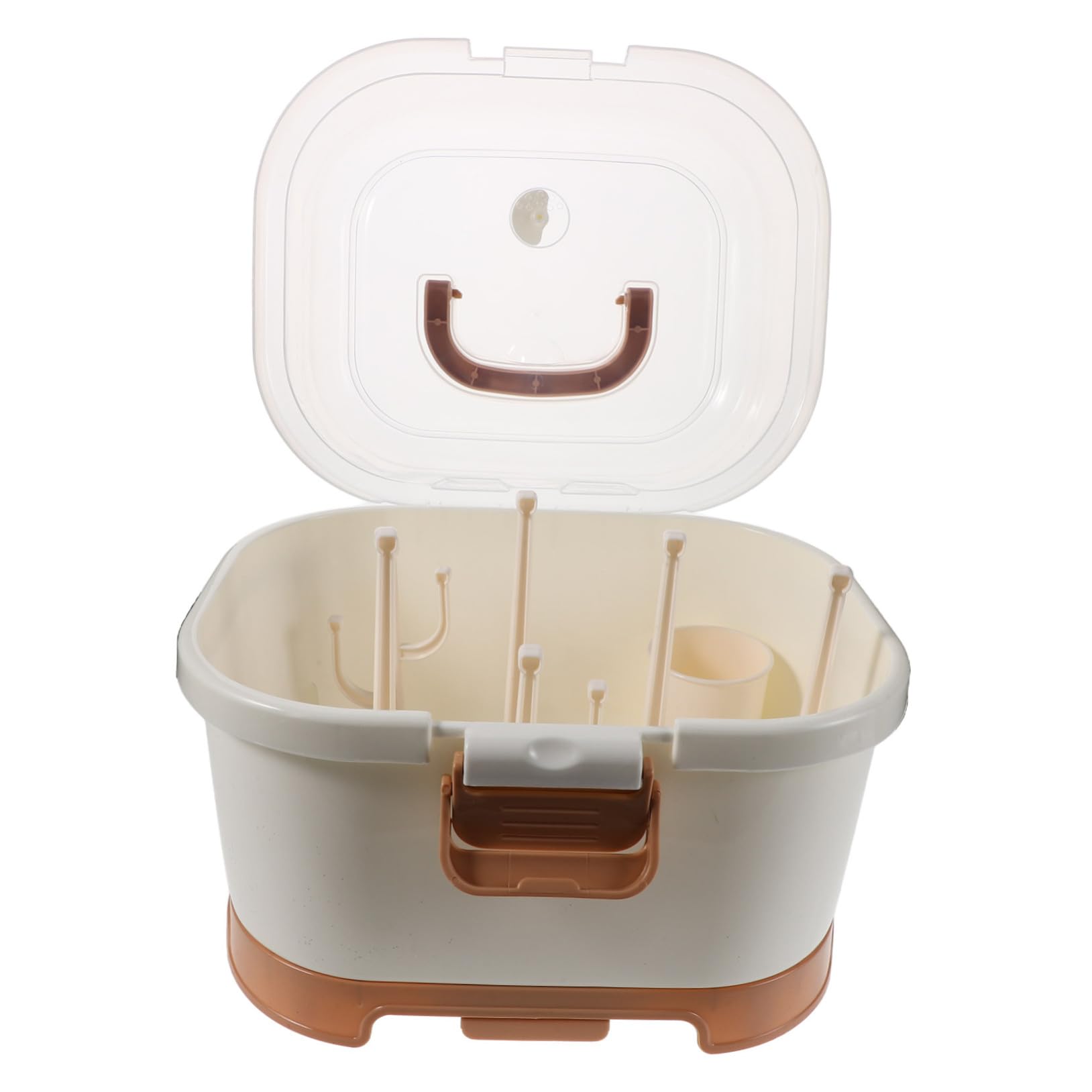 Boîte de rangement pour biberons et support de séchage pour l'hygiène de bébé