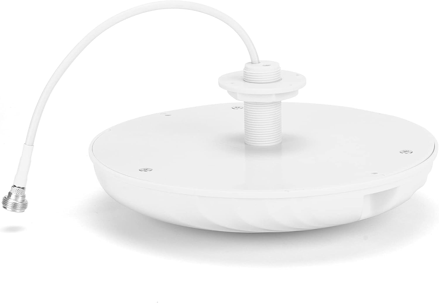 Ultra Thin Dome Ceiling Antenna, Omni-Directional Indoor Antenna, Wide Band Mount Dome Ant with N-Female Connector for Cell Phone Signal Booster Router Gateway (698 to 4000 MHz)