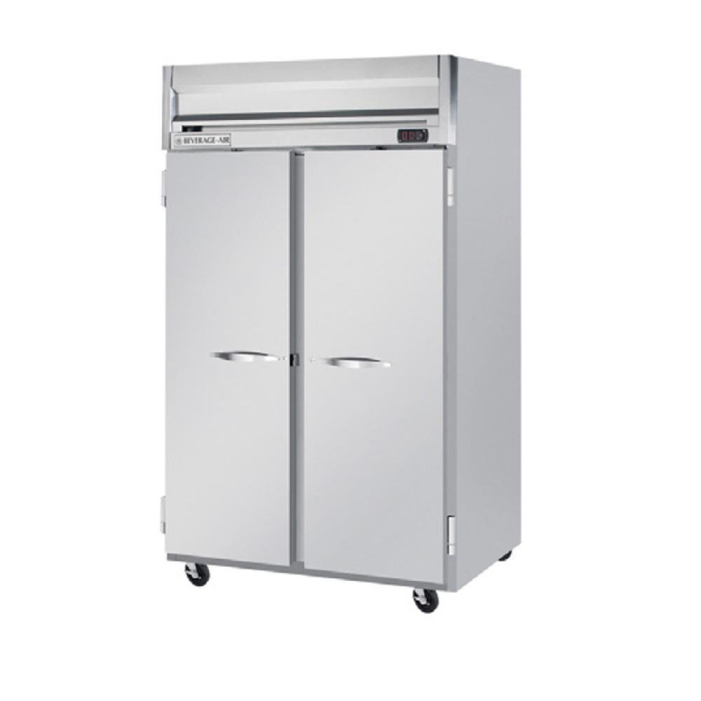 Beverage-Air Horizon Series Two Section Solid Door Reach-In Freezer 49 cu.ft. Capacity Stainless Steel Front and Sides Aluminum by Beverage Air – Model HFP2-1S