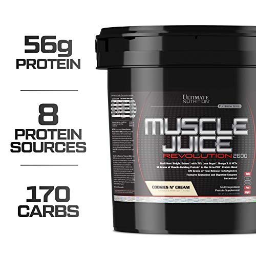 Preisvergleich Produktbild Universal Nutrition Muscle Juice Revolution 2600 Cookies und Cream, 1er Pack (1 x 5,040 kg)