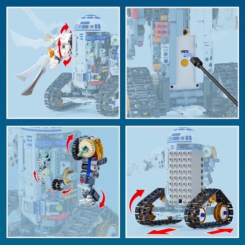 Image of 3-in-1 STEM Robot Building Kit, APP & Remote Control Robotics Kit | Build & Rebuild 3 Models with One Kit, Control with App or Remote, STEM Robotics for Kids Ages 8-12, Birthday Gift