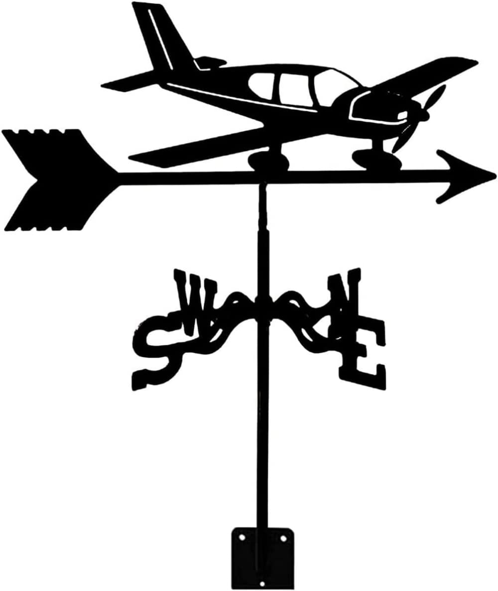 TAXXII Weather Vane Metal Animal Ornament Wind Roof Mount Decoration Weathervane Measuring Tool Barn Gazebo Outdoor Garden Yard Direction Indicator
