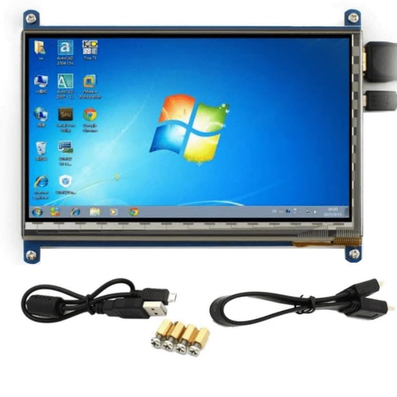 Robocraze 7 Inch Capacitive Touch Screen LCD 1024x600 HDMI Interface Display Shield formRaspberry Pi (B077TN8MQN) Amazon Price History, Amazon Price Tracker