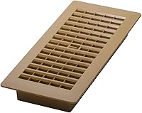 Vista 13 de Decor Grates PL410-WH Registro de piso de plástico de 4 pulgadas por 10 pulgadas, blanco