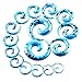 OMAIEWRIKAO New 2026 2Pcs Hiphop Acrylic Spiral Ear Gauges Tapers Stretching Plugs And Tunnels Expanders Body Piercing Jewelry (2-12Mm) Fashion Accessories Creative Gift