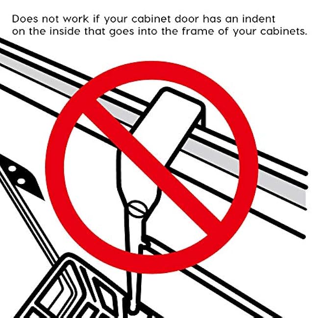 SunnyPoint Over Cabinet Kitchen Storage Organizer Holder or Basket - Hang Over Cabinet Doors in Kitchen/Pantry - Holds up to 50 Plastic Shopping Bags (SILVER)