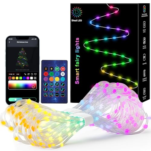 Catena Luci Led Multicolor Per Esterno Decorazione Natalizie 20 M - Foto 10
