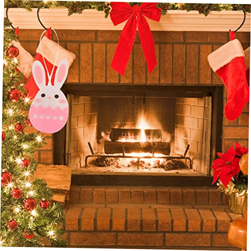 Amosfun 24 Pçs Pingente De Coelho De Feltro Decoração De Acessórios De Coelho Para Coelhos Acessório