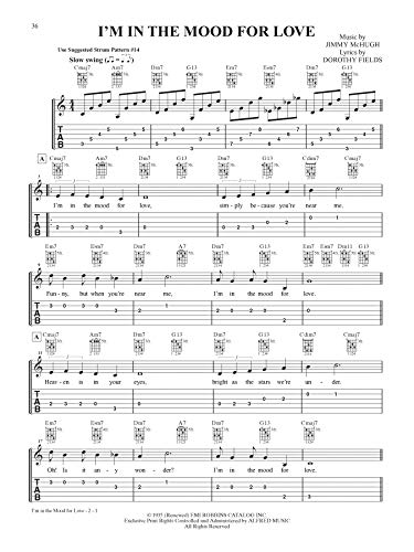 Alfred's Easy Guitar Songs -- Standards & Jazz: 50 Classics from the Great American Songbook