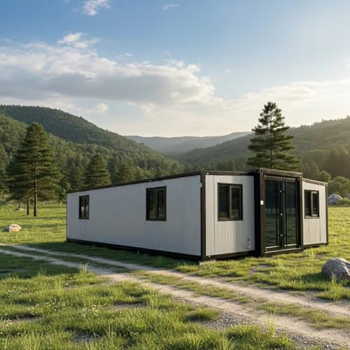 Case modulari moderne minuscole in vendita Case pieghevoli prefabbricate per vivere per adulti con villa di lusso solare perfetta per spazi ricreativi off-grid casa mobile ufficio