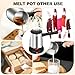 POLYHNIA Candle Making Kit with Wax Melter,Electric Candle Wax Melter for Candle Making, Stainless Steel Wax Melting Pot, 52IN Power Cord,Candle Making Supplies (New Model)