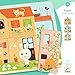 Drei Schichten Puzzle Familie Hase von Djeco