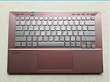 Replacement Pink Top Cover W/Keyboard palmrest Upper US Backlit for Sony Vaio SVS-13 SVS13 SVS131 SVS13A SVS1312ACXP SVS13-122CXP