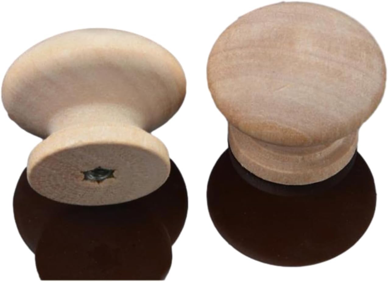 Tnbccxn Ab.23 Diameter 33Mm Cabinet Handles, Cabinet Handles,Furniture Solid Mushroom Drawer Knob 2 Pack(Ab.23 Diameter 33Mm)