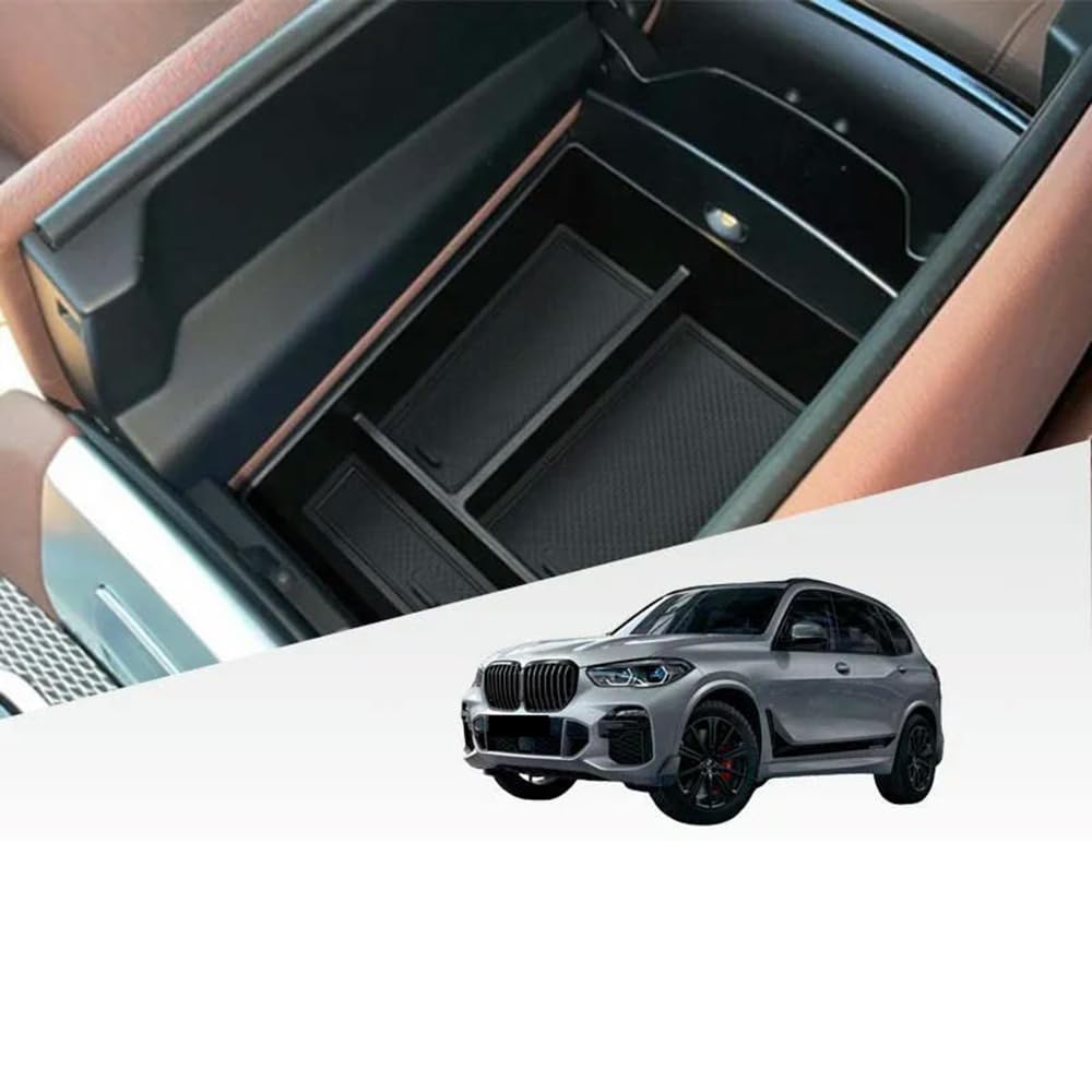 Organizer Konsoli Srodkowej dla BMW X5 2019-2022, Centralny panel sterowania samochodu podłokietnik, schowek