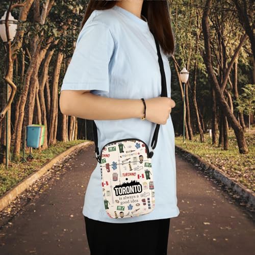 TSOTMO Toronto Gift Canada Gift Toronto Trip Crossbody Bag Toronto Vacation Gift For Toronto Lovers Canada Toronto Gift4
