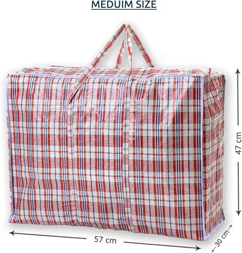 1ABOVE 5 PACKS MEDIUM Strong Laundry,Shopping, Storage, Reusable Store, Cloth, Moving, Waterproof - Image 2