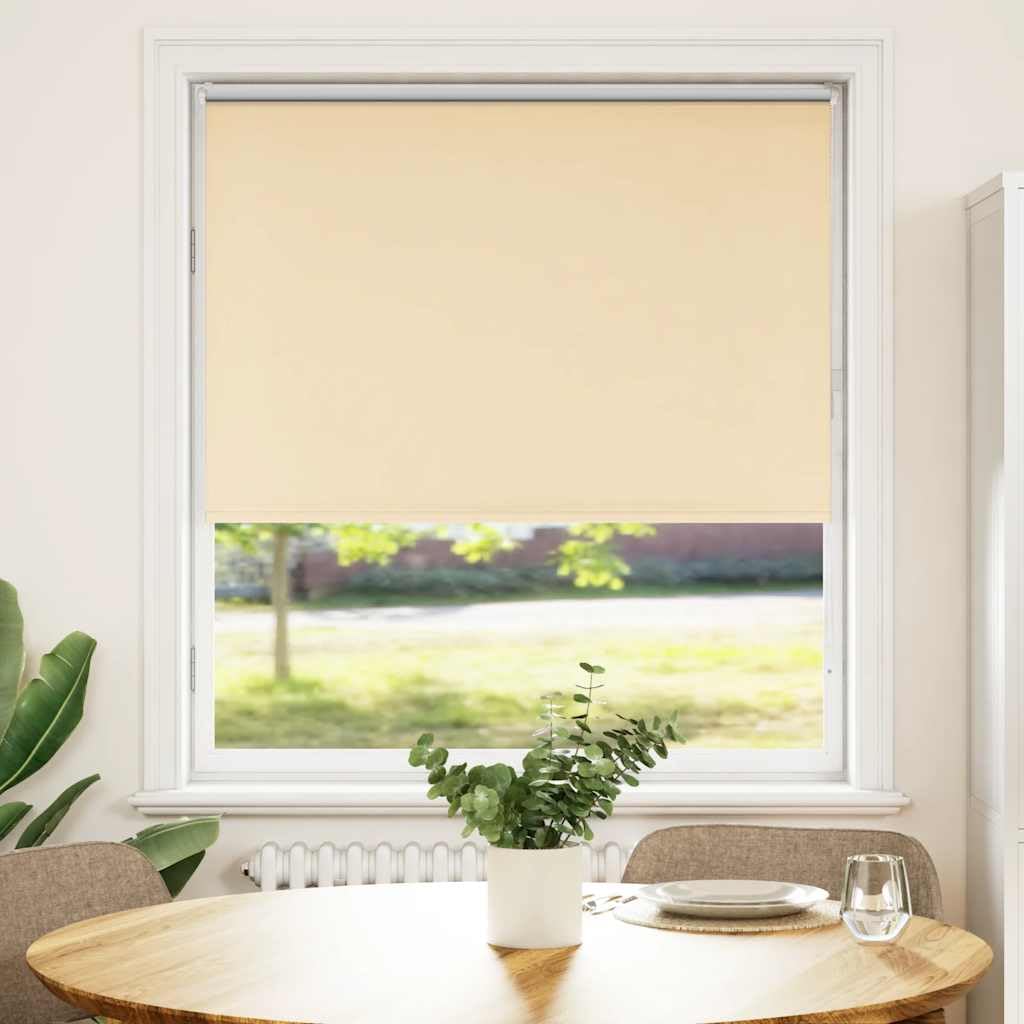 Hothingwell Store Enrouleur occultant Largeur du Tissu 95,7 cm en Polyester, Bloque la lumière directe du Soleil et Assure l'intimité, avec Montage Mural ou sans perçage par Supports
