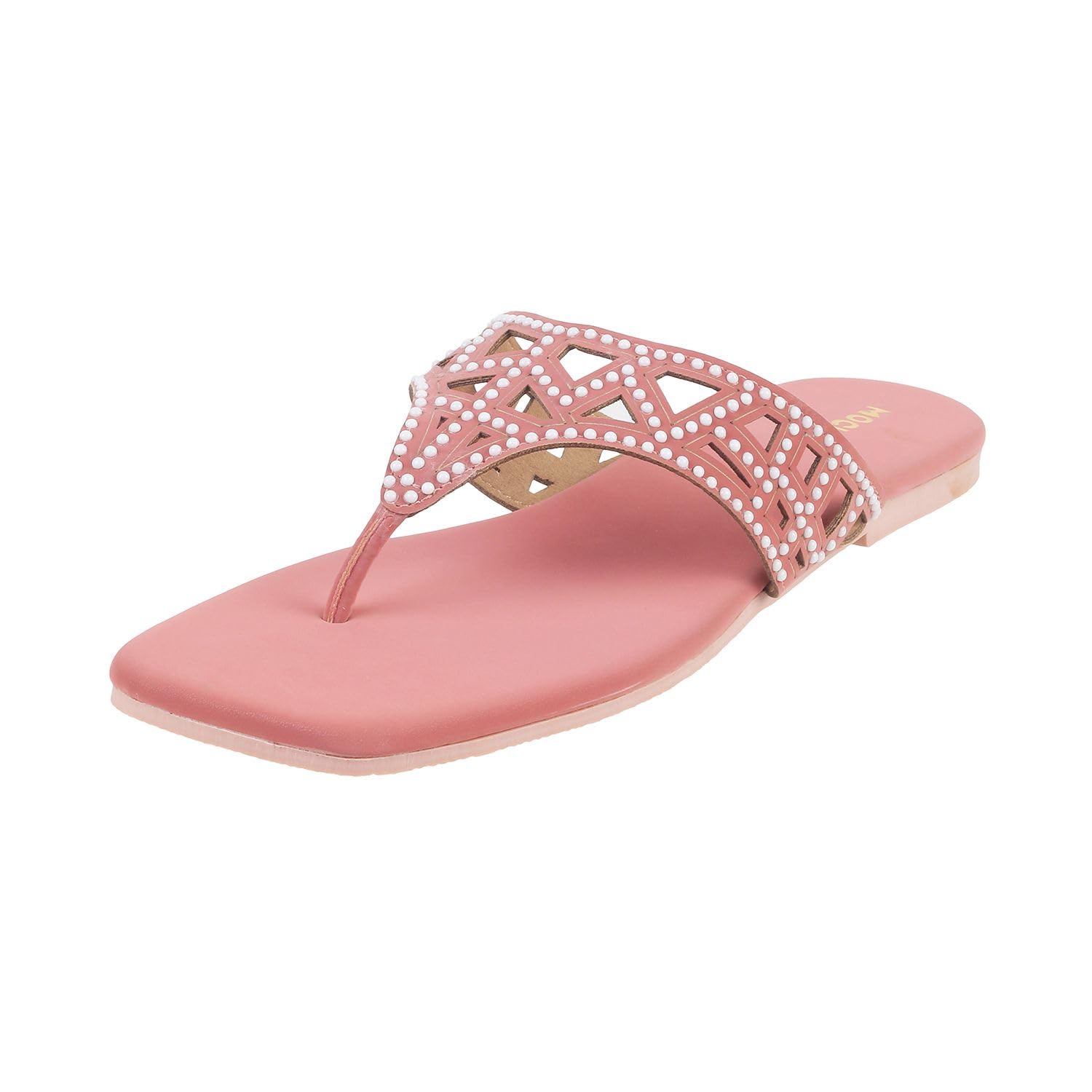 Mochi Women Pink Ethnicwear Flat Chappal UK/7 EU/40 (32-482) (B0CG3J84J5) Amazon Price History, Amazon Price Tracker