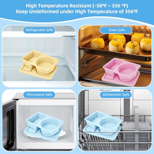 50% Off 3-Pack Silicone Reusable Snack Containers