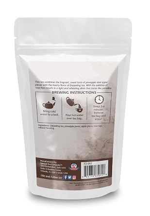 Special Tea Company Pineapple Darjeeling Black Tea, 20 Tea Bags