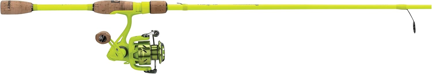 ProFISHiency 6'6" Medium Pro Flash Spinning Combo | 6.2:1 Gear Ratio | 10+1 Stainless Steel Bearings |IM7 Graphite Rod |Foldable Handle with Cork Knob