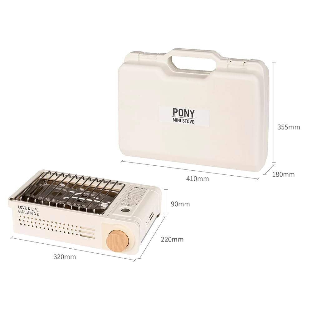 LOVE & LIFE BALANCE- Pony Mini Stove JG-B300 (Ivory