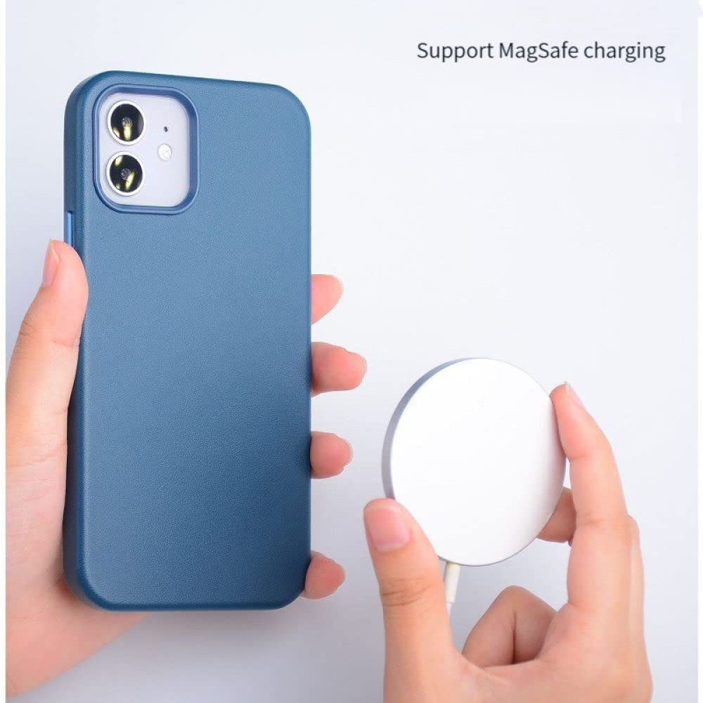 Custodia Premium Per IPhone 12 In Pelle E Metallo Argento - Ultra Sottile, Protettiva Ed Elegante! - 3