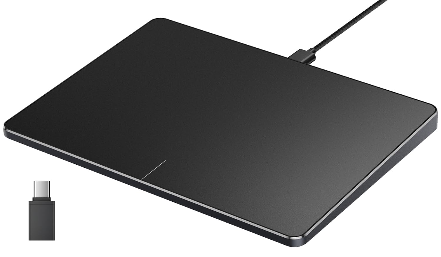 ProtoArc Wired USB Trackpad for Windows 10/11, Large High-Precision T1 Wired Trackpad Mouse with Multi-Gesture, Ultra Slim Portable Aluminum Touchpad Mouse for Computer/Desktop/Laptop, Grey Black-image-6