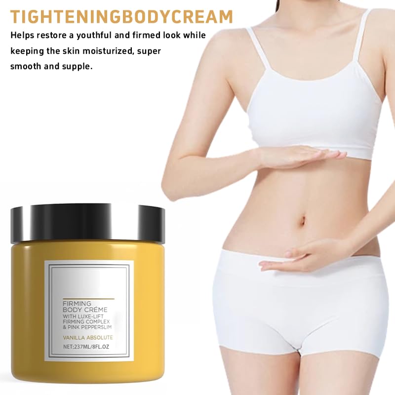 Champagne Lift Body Creme, Smoothing & Elasticity Boost for Arms, Legs, Neck – Lightweight Anti-Sagging Moisturizing Cream (Vanilla, 8 Fl Oz) Vanilla 1 Fl Oz (Pack of 1) image 5 of 5 B0FL1RYC9Y