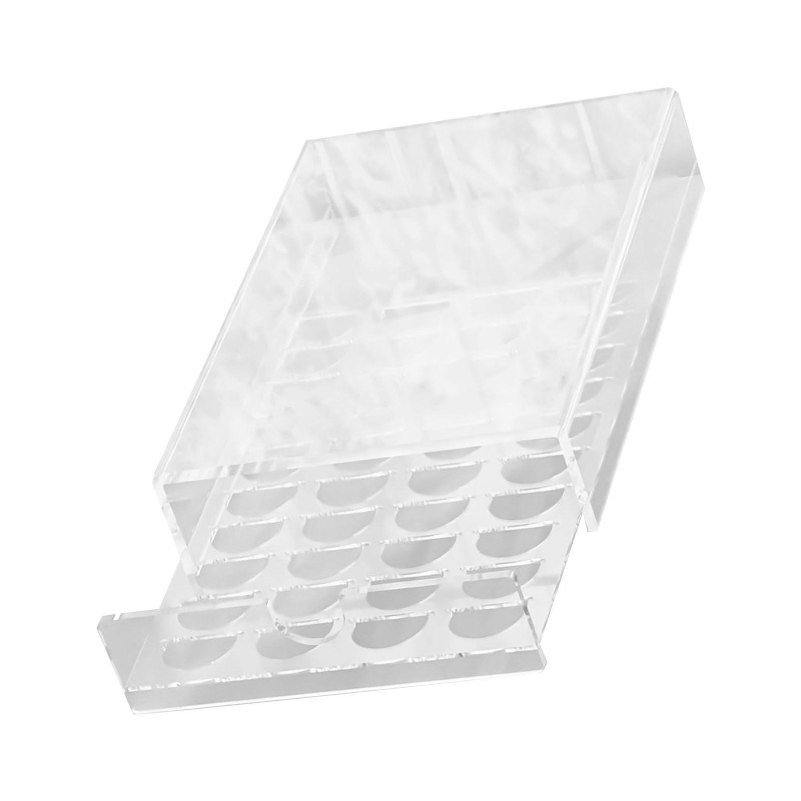 40 Slot Coffee Pod Holder Easy Clean Acrylic Design Compact Kitchen Cabinet Essential Coffee Pod Dispenser Easy Clean Acrylic Container
