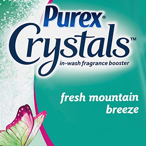 Purex Crystals in-Wash Fragrance and Scent Booster, Fresh Mountain Breeze, 15.5 Ounce, 4 Count