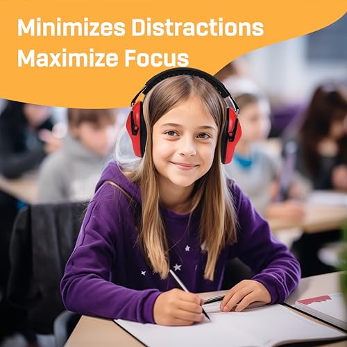 Vanderfields Kids Ear Protection Earmuffs - Noise Cancelling Headphones for Kids, Autism, Toddler, Children - Image 6