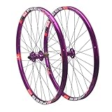 HSIRYAOHD Juego de ruedas para bicicleta de montaña de 26/27.5/29 pulgadas, llantas de aleación de aluminio delanteras, 2 traseras, 5 bujes de rodamiento, 32 agujeros, 120 clics, ruedas de freno de