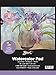 Sax Watercolor Pad, 140 lb, 18 x 24 Inches, White, 12 Sheets