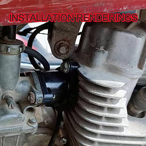 GOOFIT Ansaugkrümmer Rohr Ersatz für CG 125cc 150cc 200cc ATV Dirtbike Go Kart Vertikal Motor