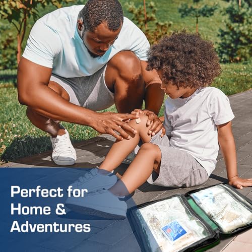 320 Piece Premium First Aid Kit Bag - Includes Eyewash, 2 x Cold (Ice) Packs and Emergency Car Blanket for Home, Office, Caravan, Workplace, Travel - Image 3