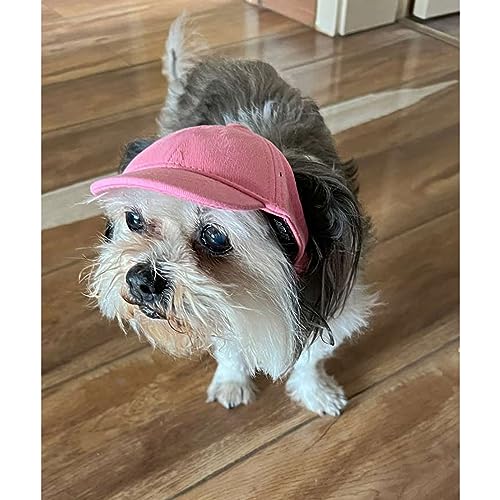 Shifenmei Dog Hat Sun Hat Baseball Cap Trucker Hat Dog Hats For Small Dogs With Ear Holes Adjustable Drawstring Breathable Waterproof Design Uv Protection Outdoor All Season thumb #3