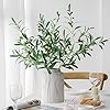 Feuilles Olivier Artificiel Mariage Branches Olivier Artificiel 10 Tiges - Décoration Vase 30cm Vert Pour Mariage Et Maison Branches Olivier Vase