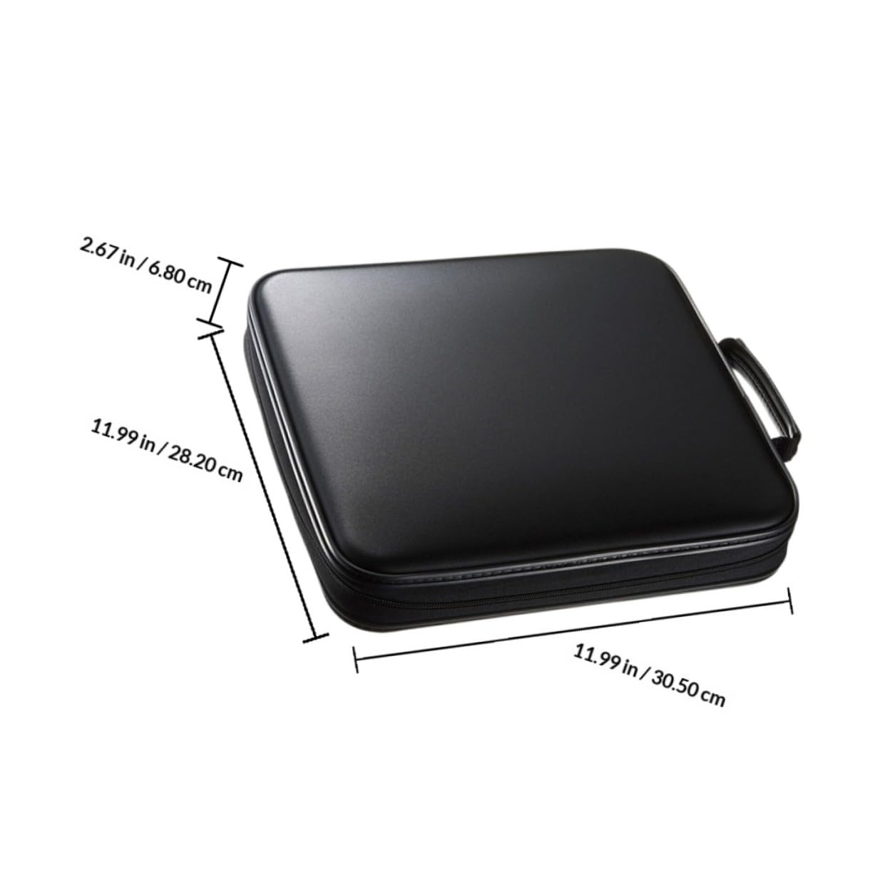GALPADA Custodia per CD da 160 Posti in Pp Nero Organizer Dvd Portatile Grande Capacità e Protezione Anti-graffio per Viaggio e Casa