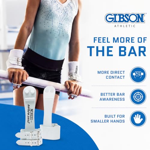 Image of Gibson Athletic Just Right Uneven Bar Gymanstic Leather Grips for Girls USA
