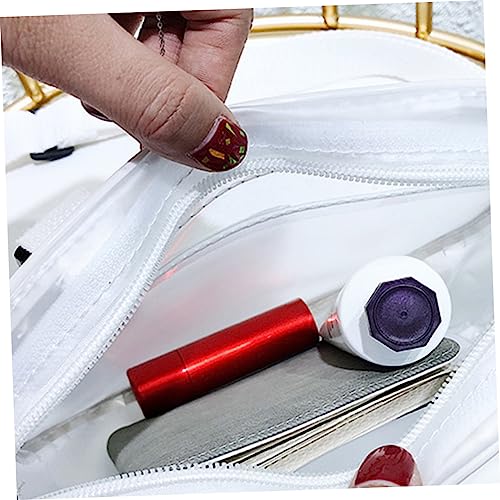 CLISPEED Casual Transparent Frosted Plastic Crossbody Bag for Women Lightweight Shoulder Handbag with Mini Pendant for Outdoor Shopping Travel Daily Use Elegant Design3