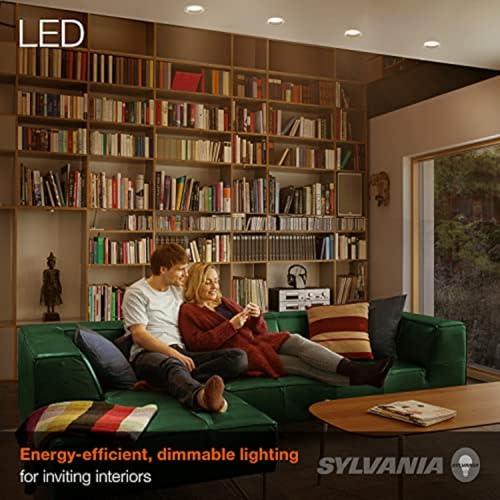 Image of Sylvania LED Flood BR30 Light Bulb, 65W Equivalent Efficient 9W, Medium Base, Dimmable, 2700K, Soft White - 1 Pack (40460)