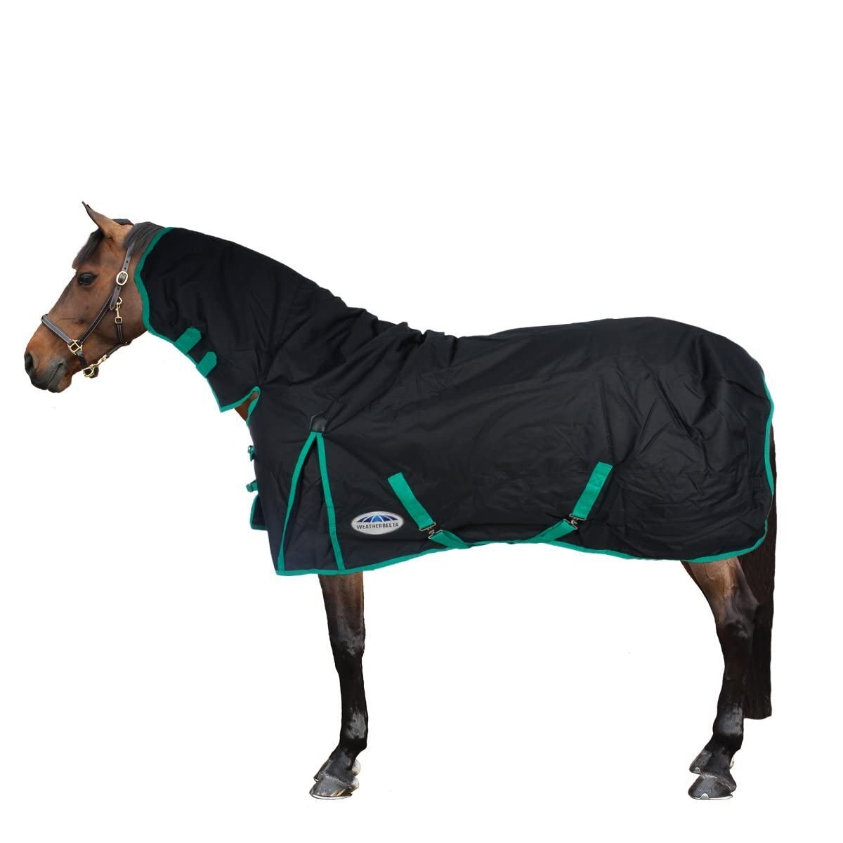 Weatherbeeta Comfitec Classic Medium Standard Neck Rug - Black Green - Breathable Waterproof Sprayproof