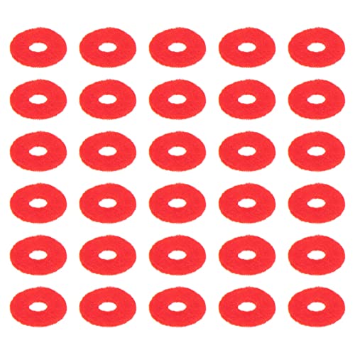 HANABASS 90Pcs Piano Regulating Felt Washers for Key Balance Repair Durable Thickness for Piano Tuning Easy Installation Essential Replacement Tool