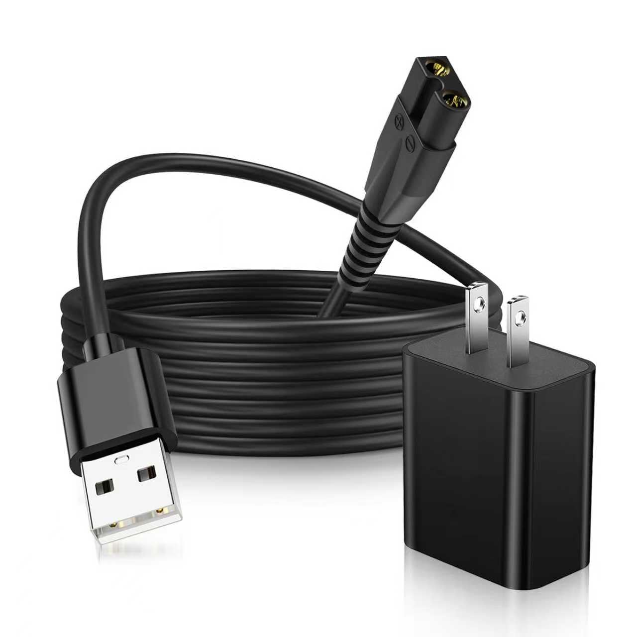 5V USB Charger Compatible with Manspot Trimmer HCW003A Electric Clipper Replacement Charging Cable Power Cord Adapter