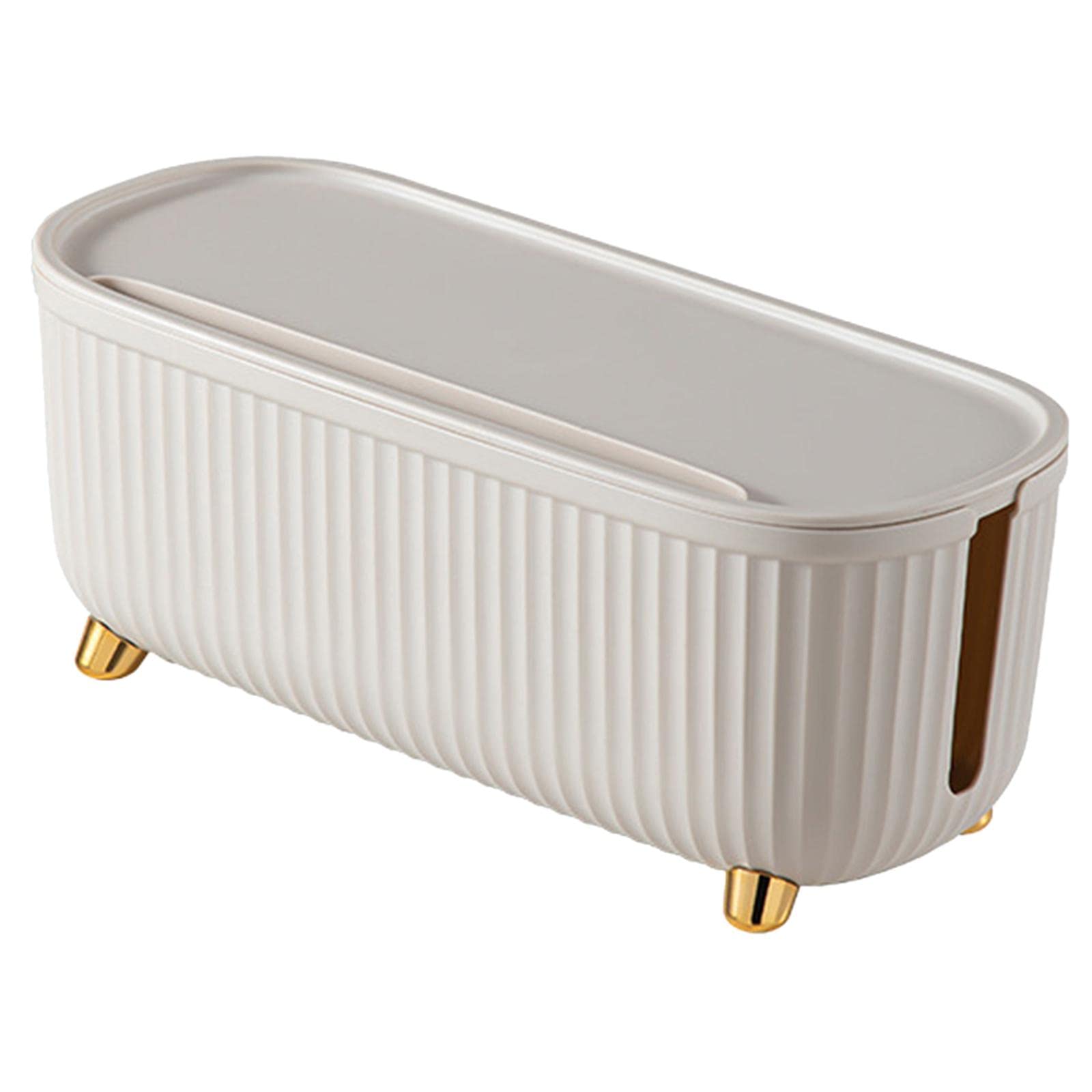 Cable Management Box, Cord Organizer Hide & Conceal, Office and Management Solution, Beige