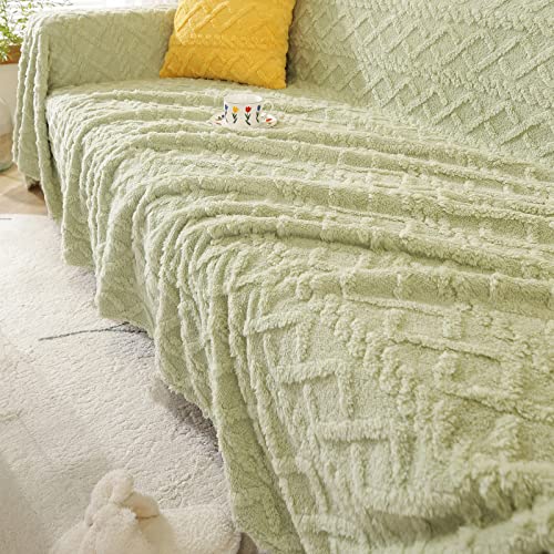 Couverture de canapé contre la poussière protège canapé d'angle vert
