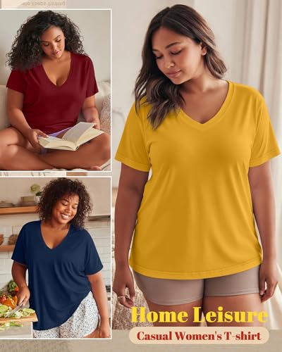 Image of Neer 3 Pack Plus Size Women's T-Shirts